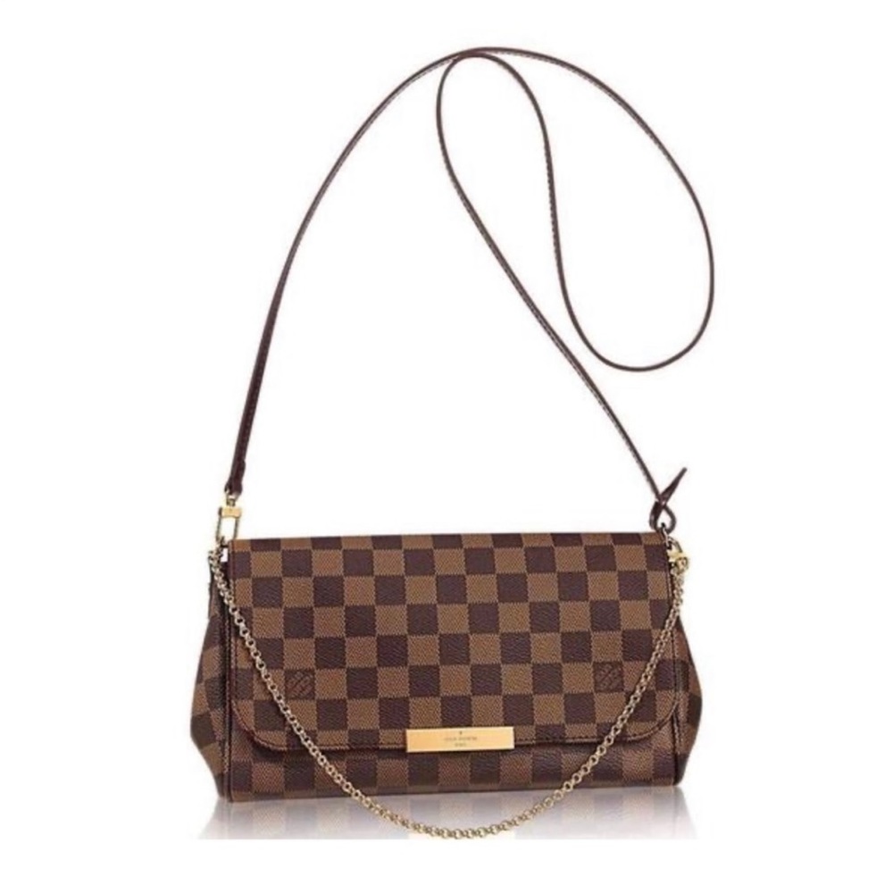 Authentic Louis Vuitton favorite MM damier ebene NEW discontinued 🦄